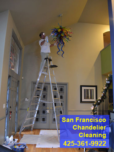 chandelier cleaning san francisco