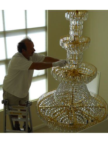chandelier cleaning bay area